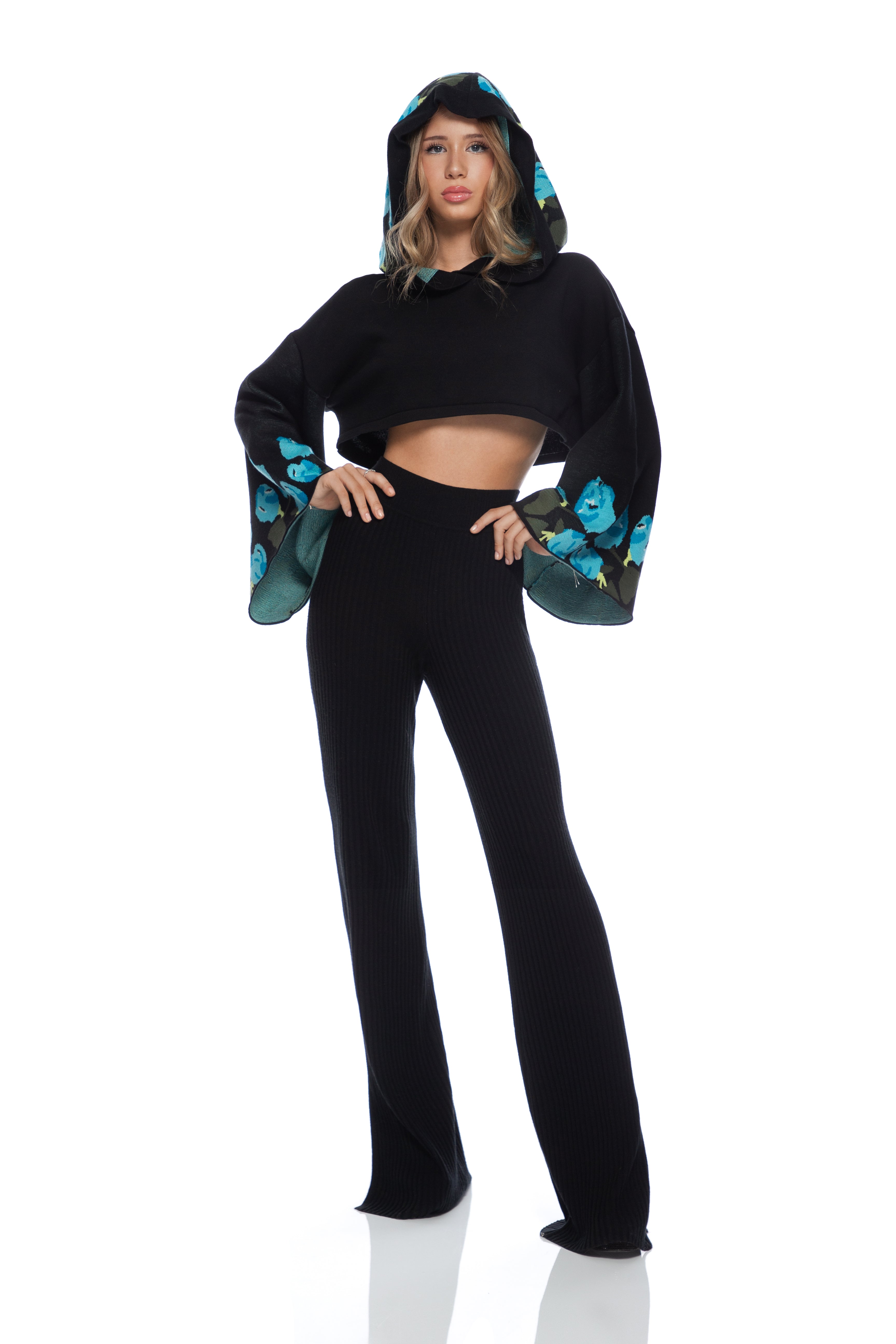 Hanorac oversized cu gluga