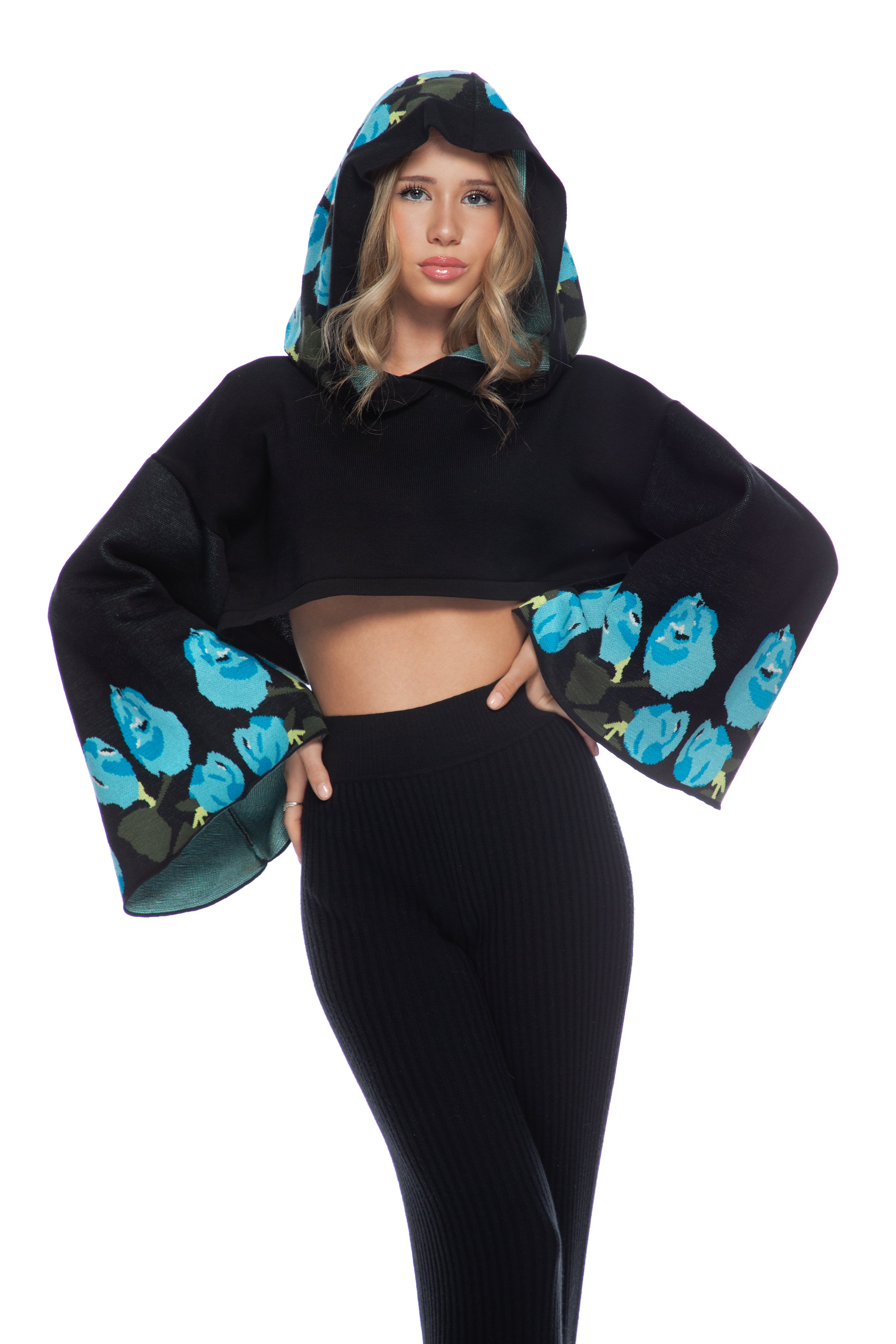 Hanorac oversized cu gluga