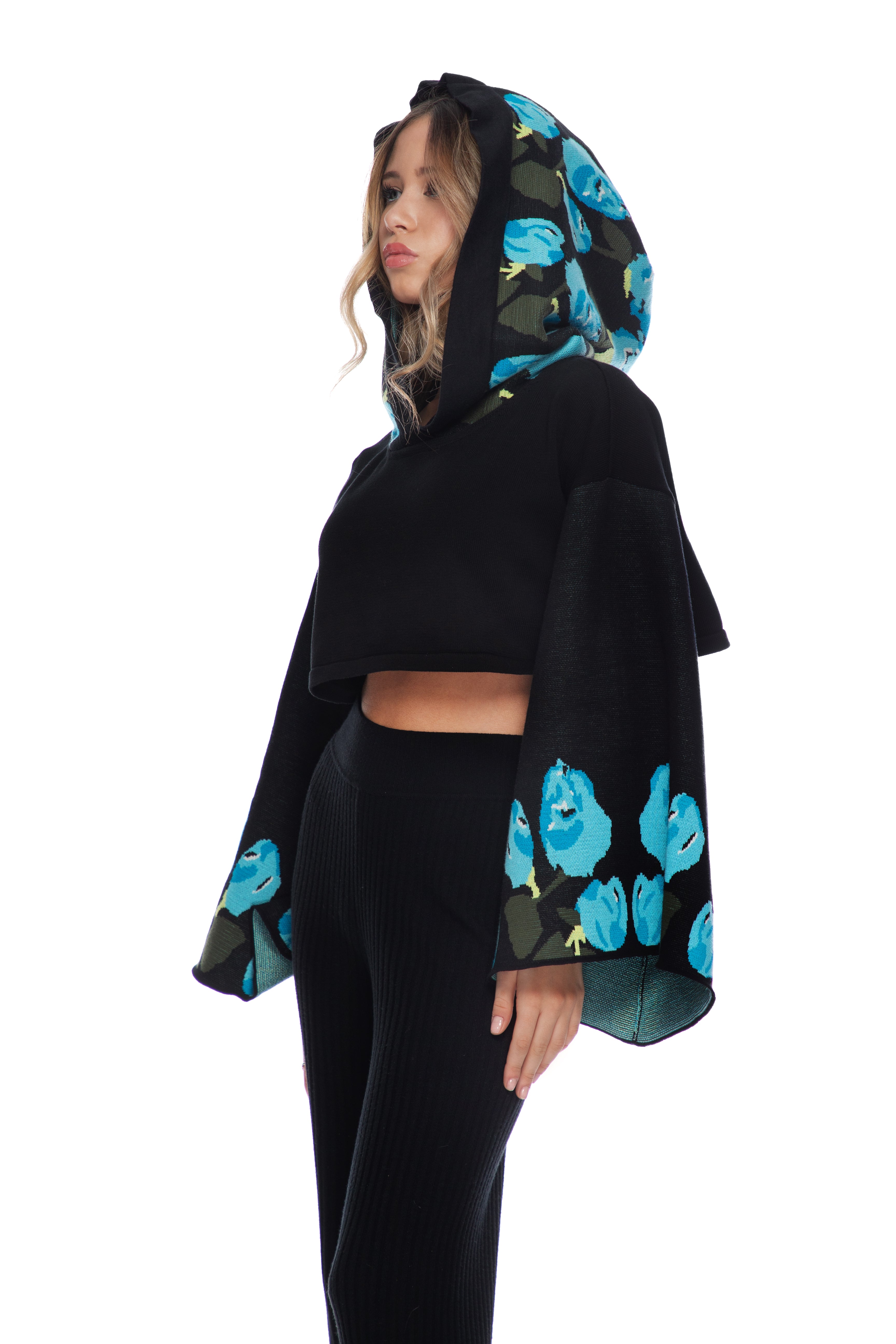 Hanorac oversized cu gluga