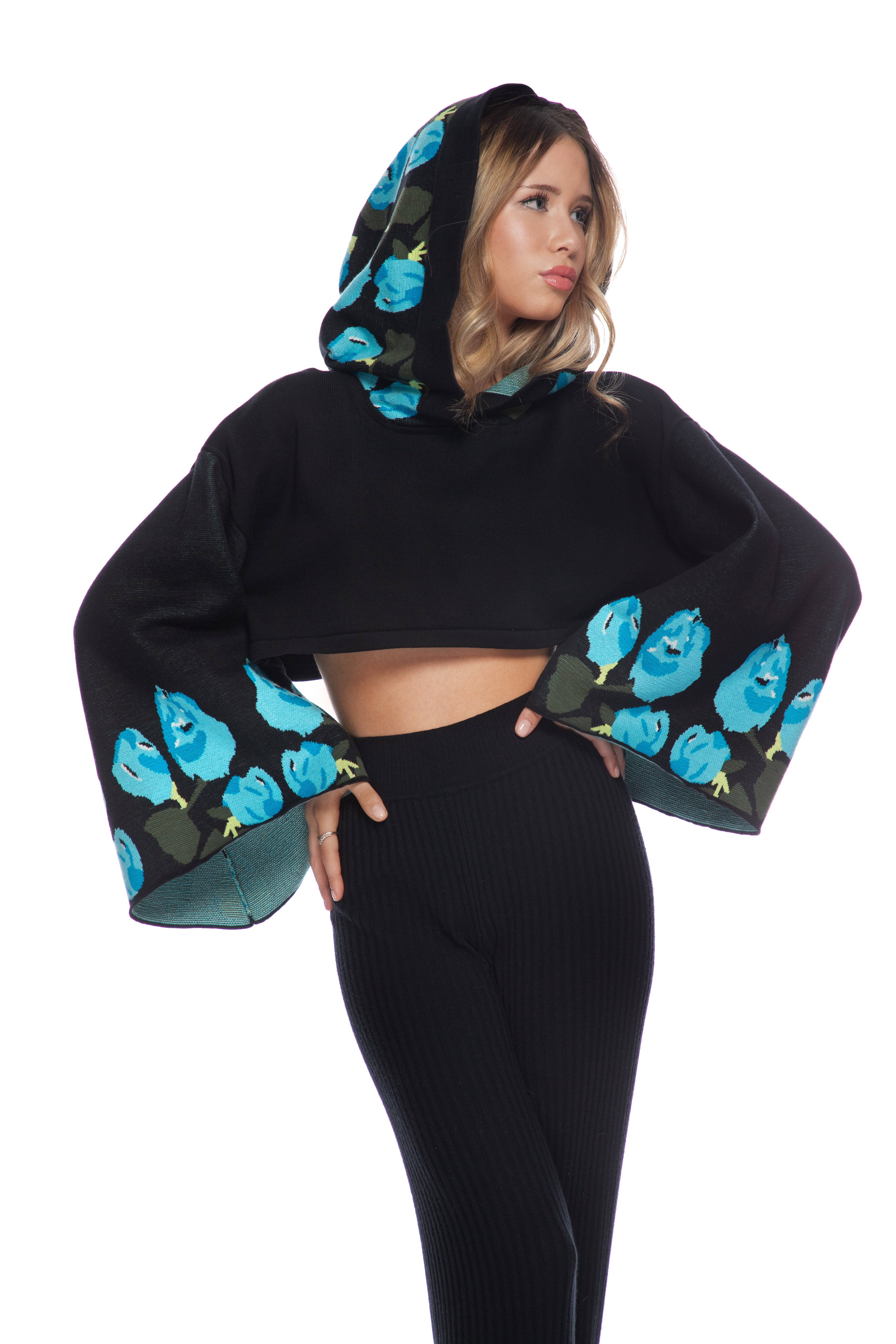 Hanorac oversized cu gluga