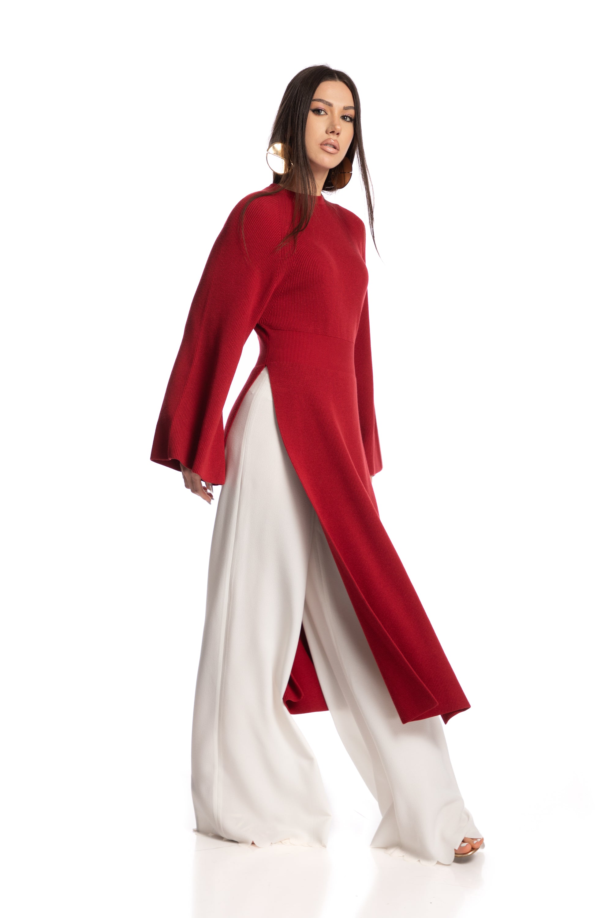Rochie cu slituri laterale