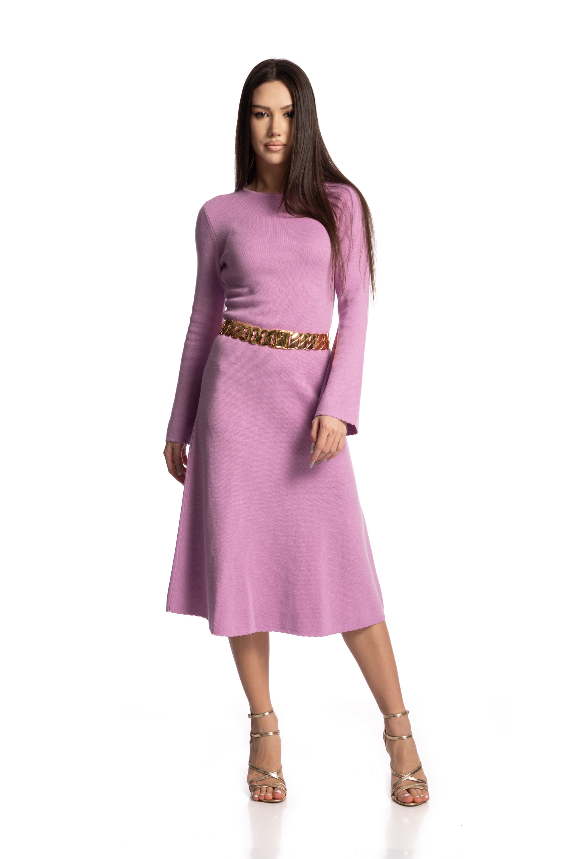 Rochie cu maneci clopot
