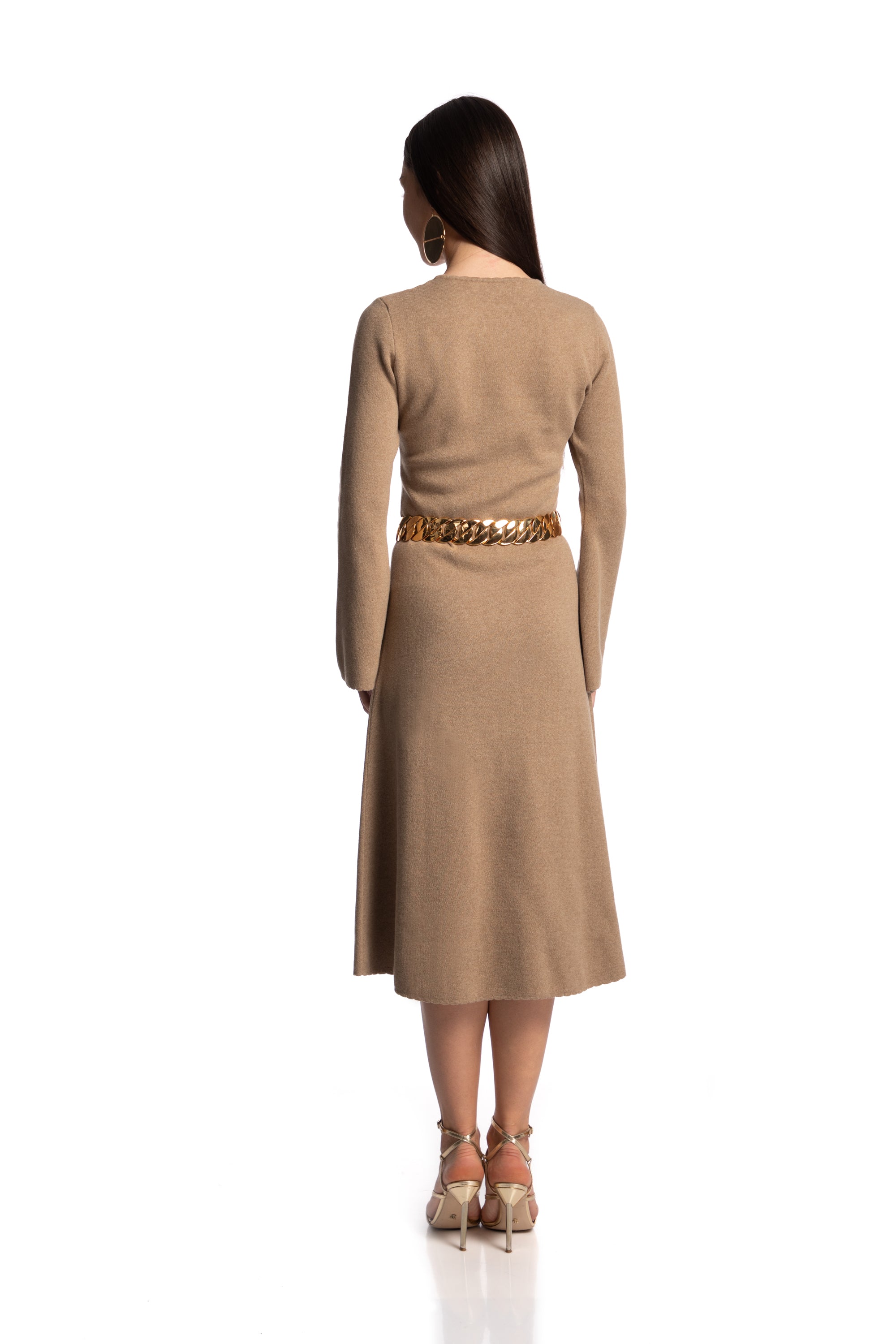 Rochie cu maneci clopot