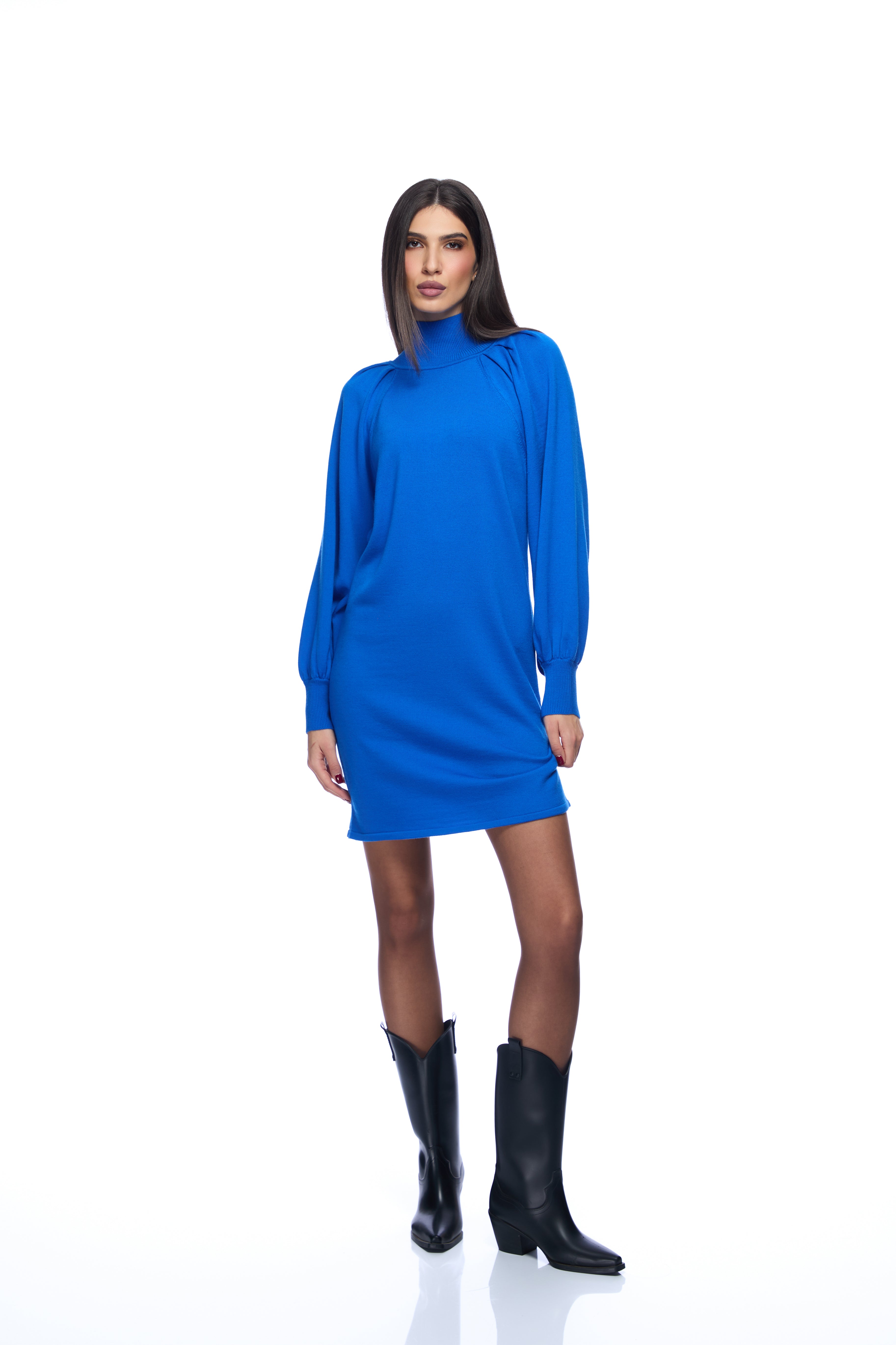 Rochie cu maneci bufante