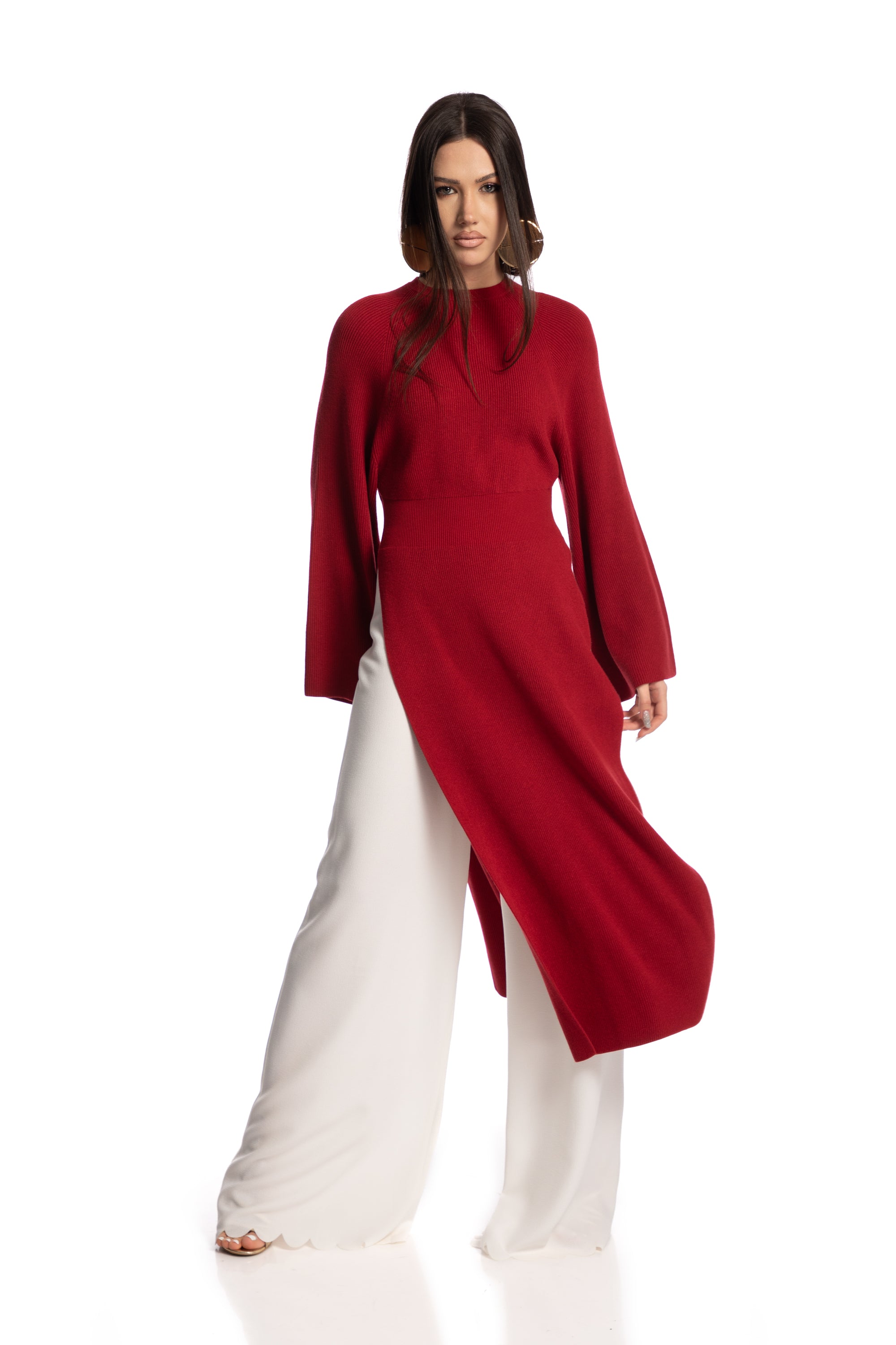 Rochie cu slituri laterale