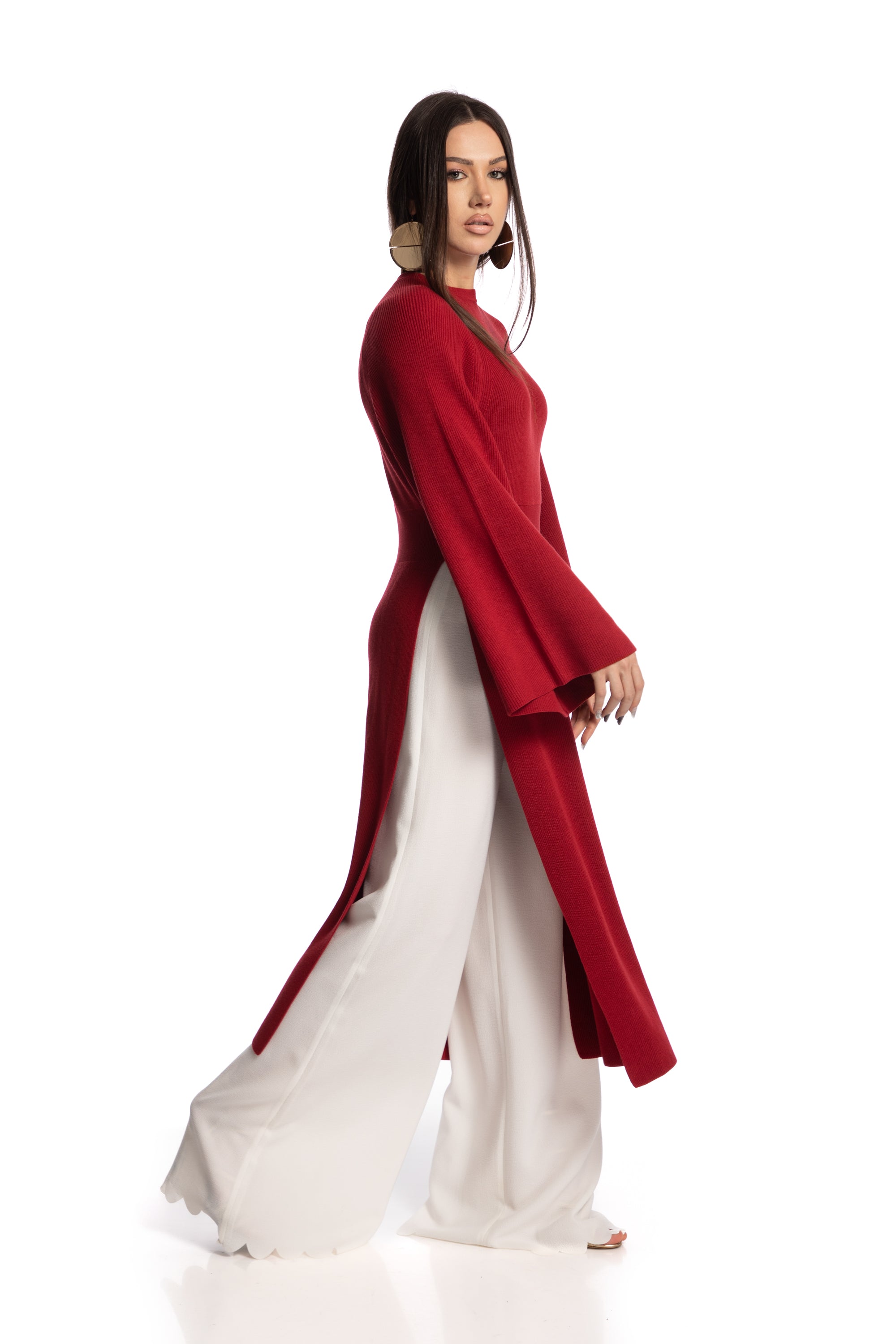 Rochie cu slituri laterale