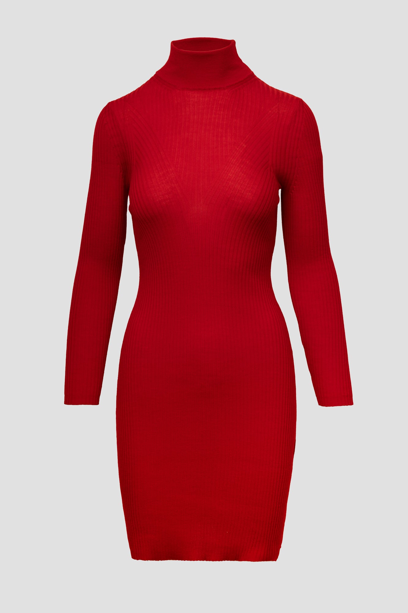 Rochie pentru femei cu maneca lunga din lana