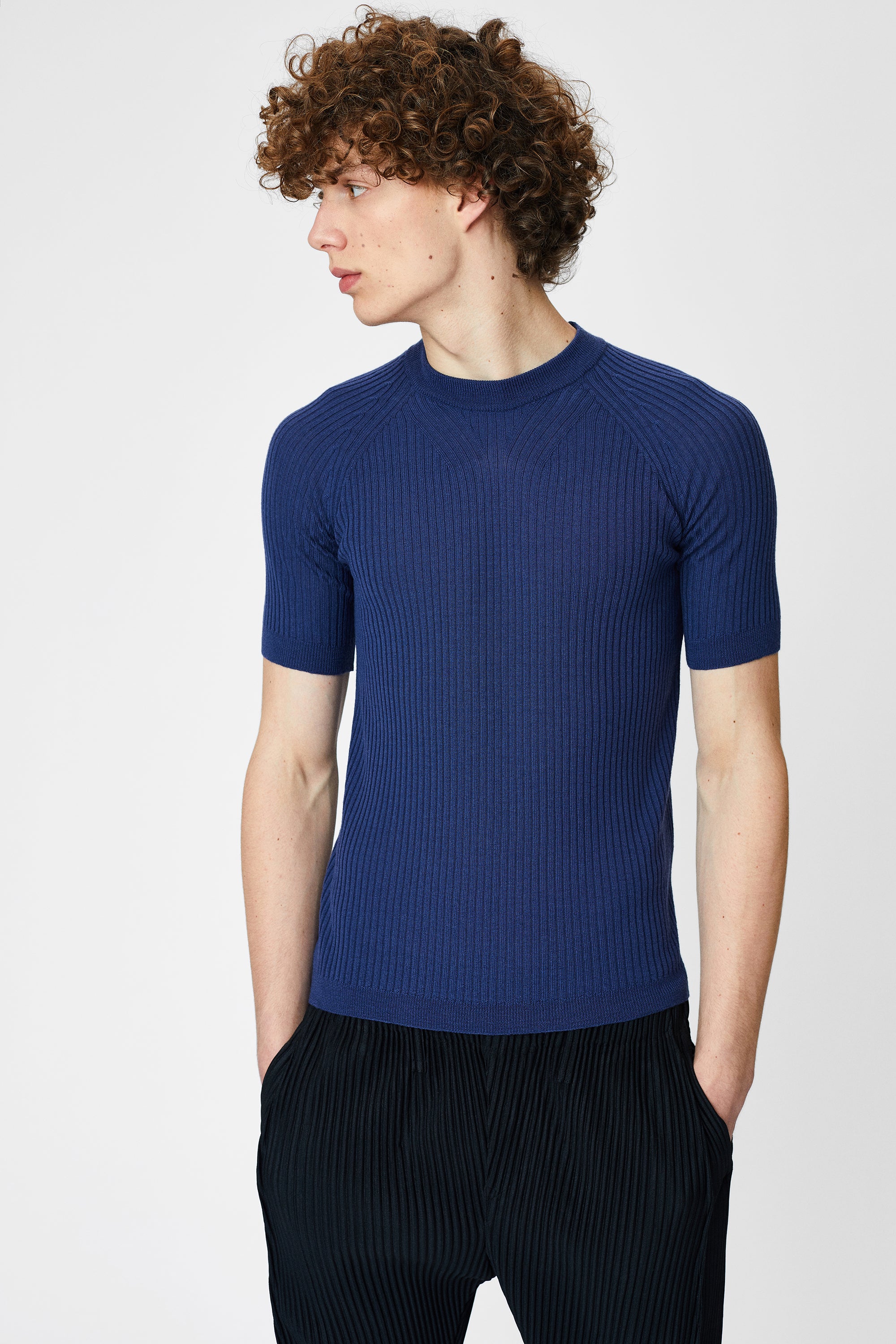 Tricou din lana cu maneca scurta