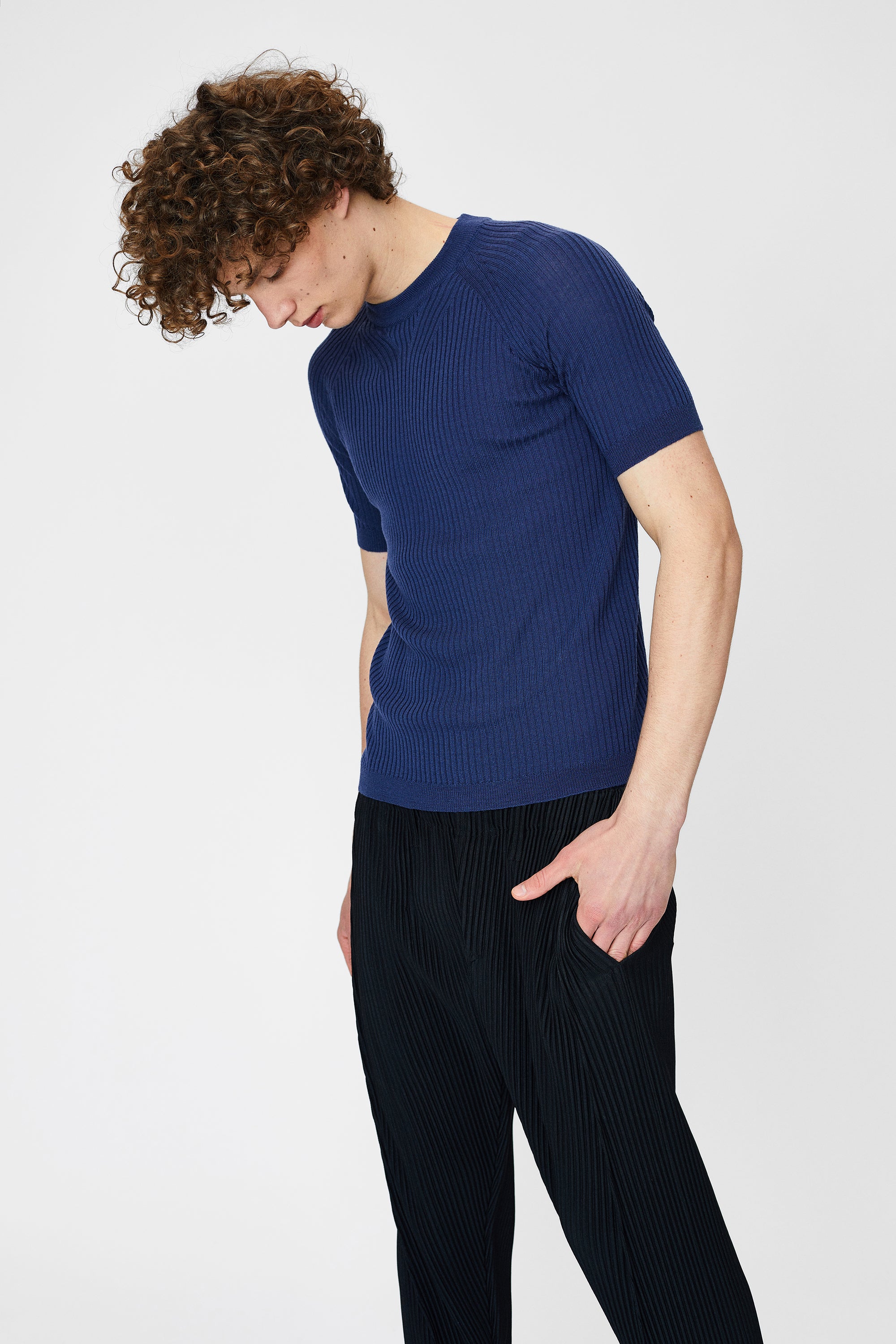 Tricou din lana cu maneca scurta
