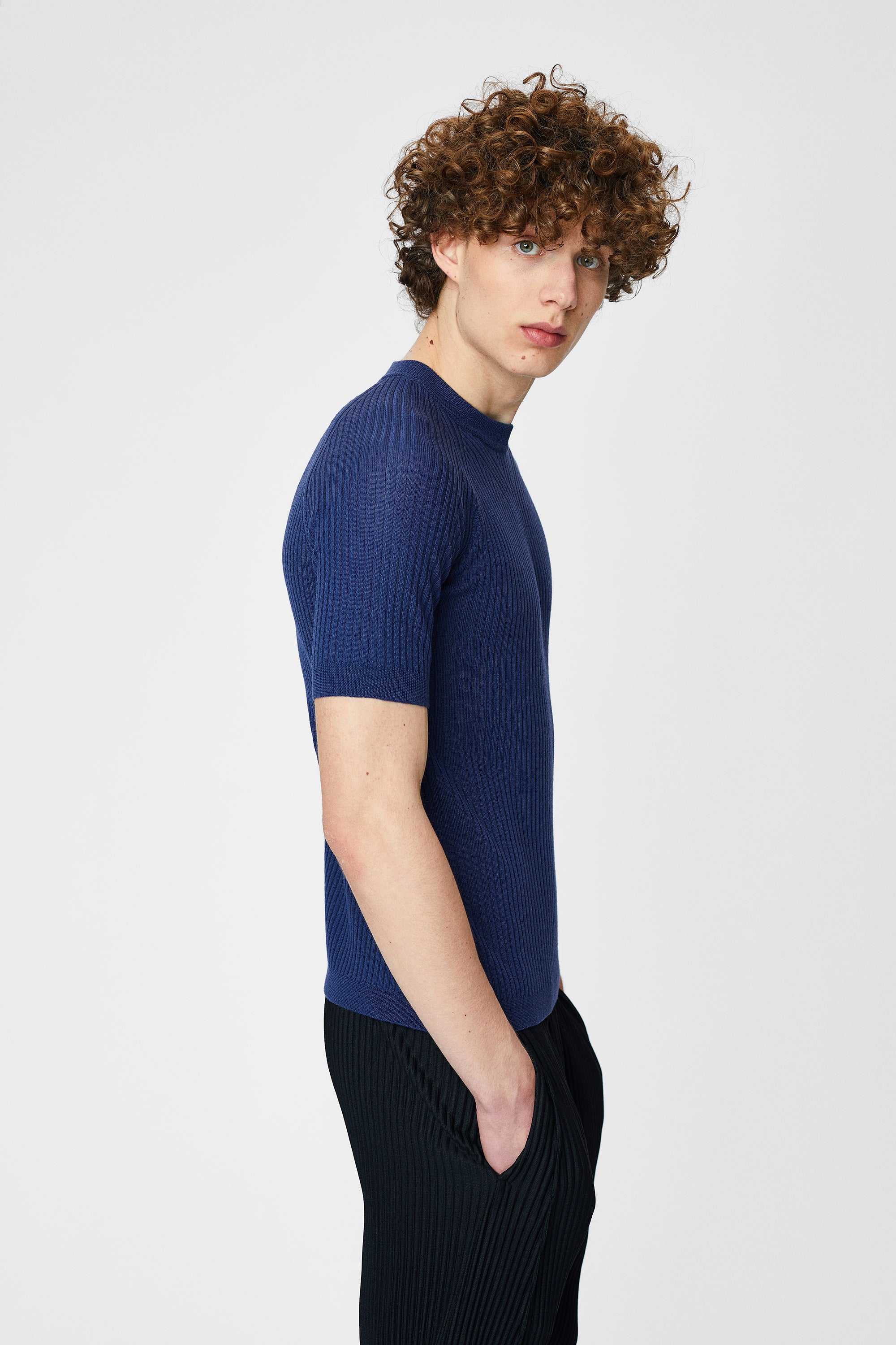 Tricou din lana cu maneca scurta