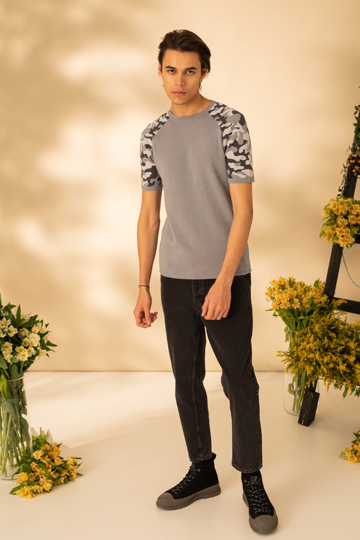 Tricou Army cu maneca scurta