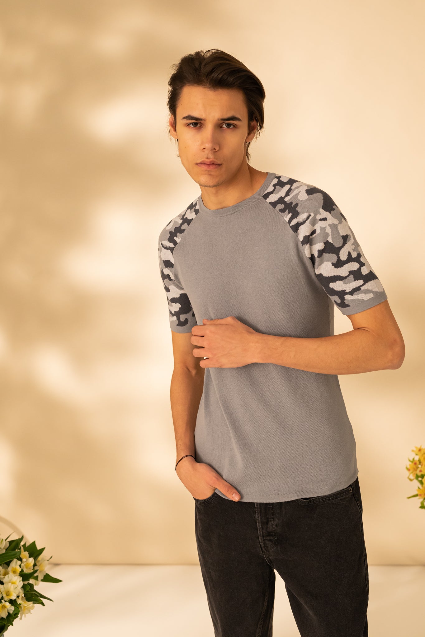 Tricou Army cu maneca scurta