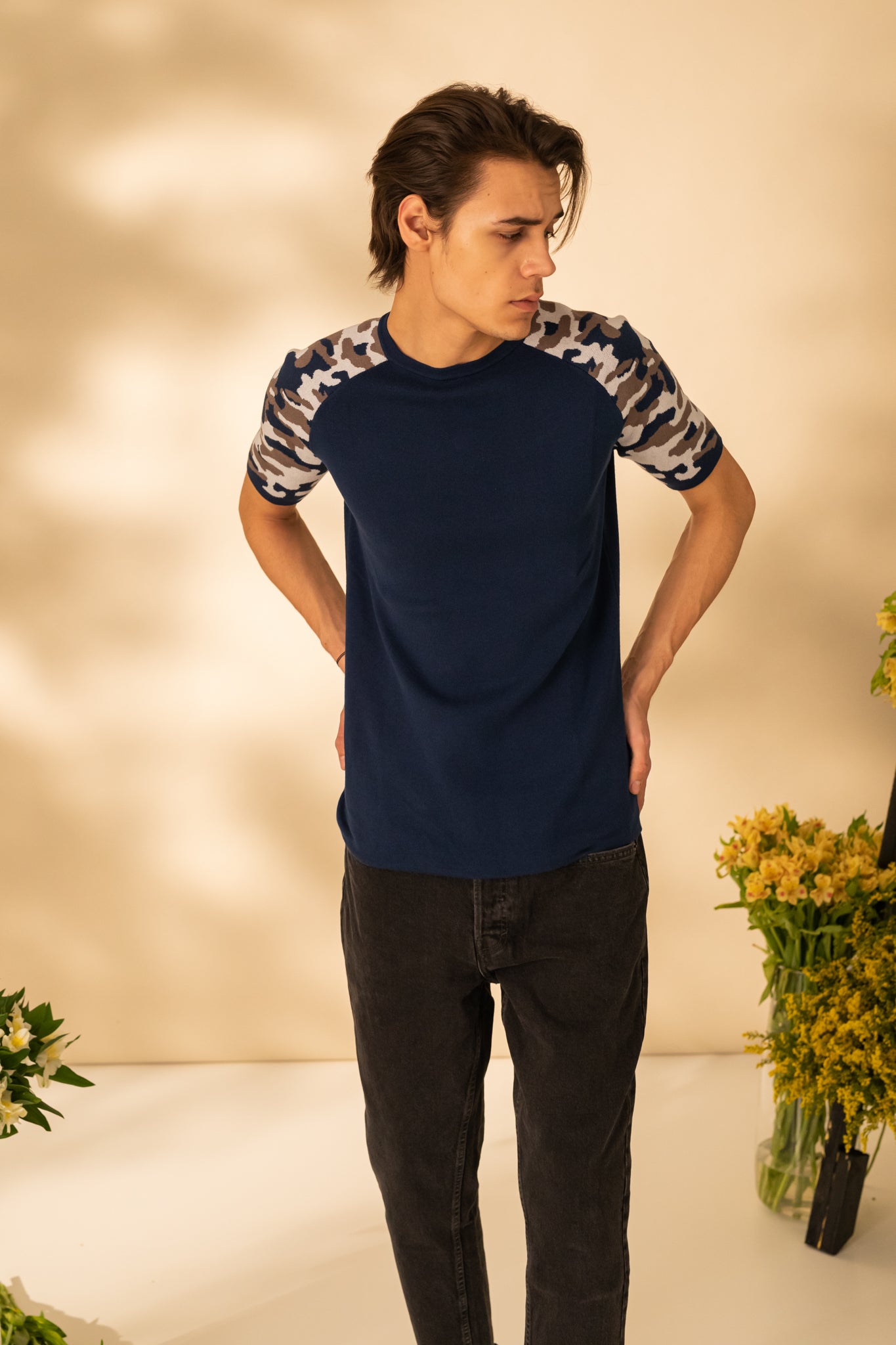 Tricou Army cu maneca scurta