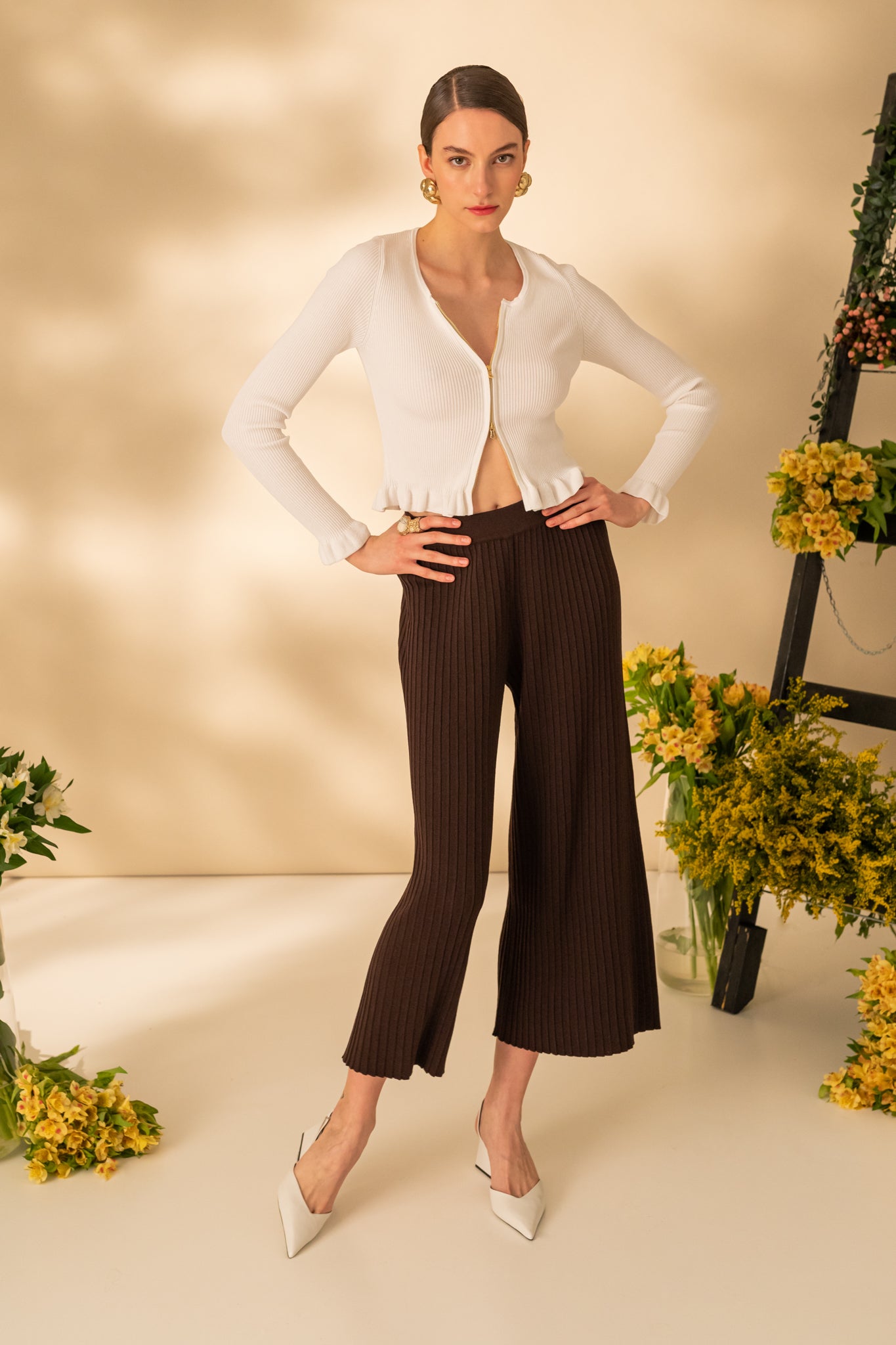 Pantaloni plisati