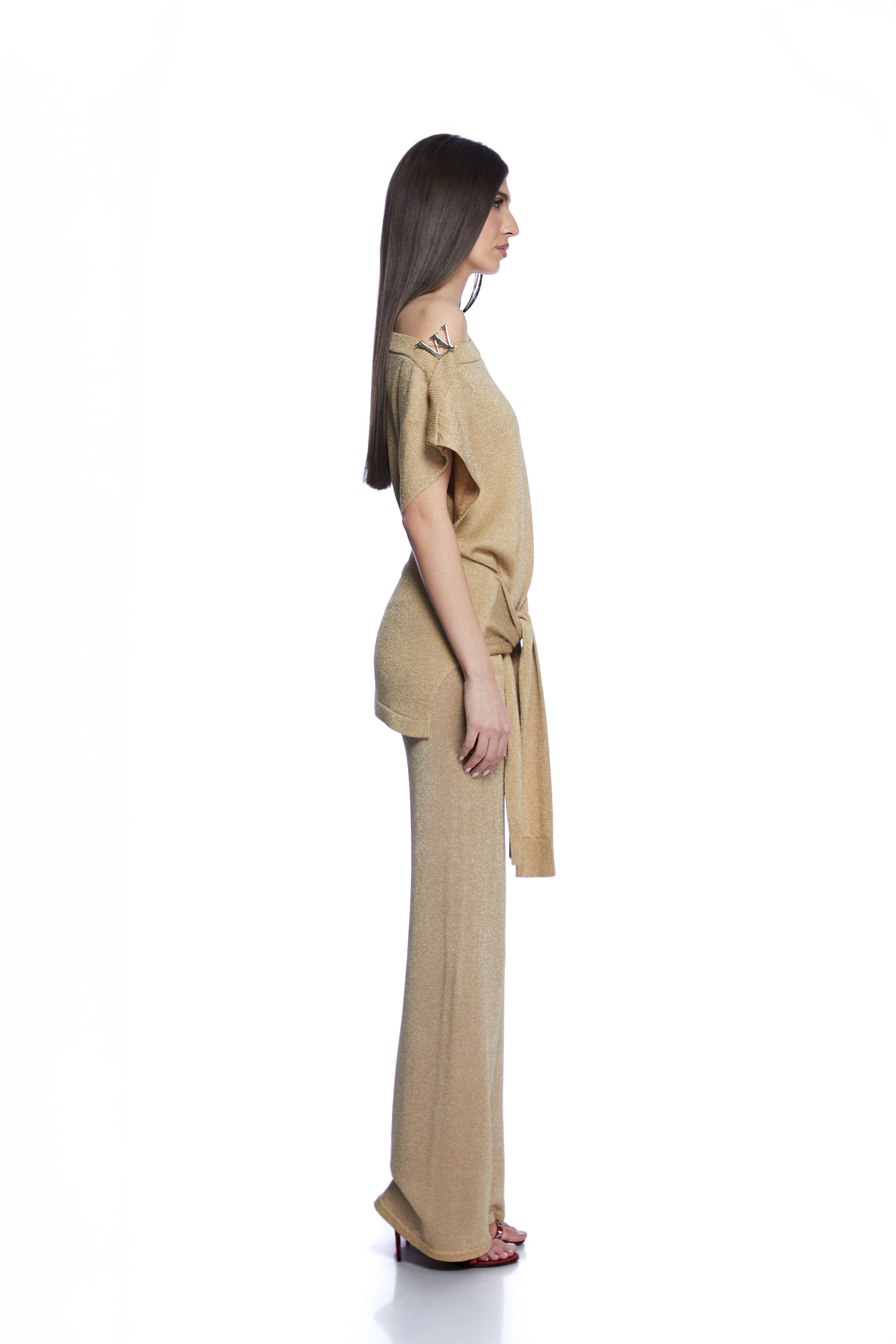 Bluza cu maneci in talie