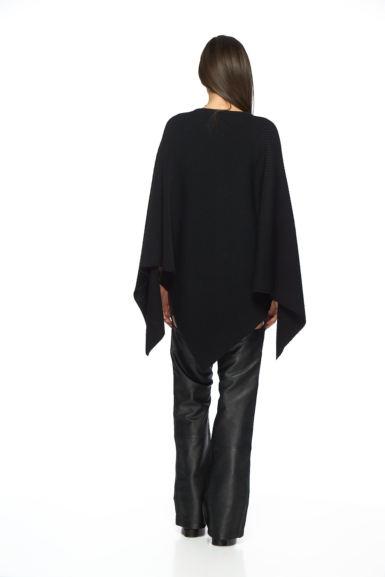Poncho cu guler detasabil Catalina