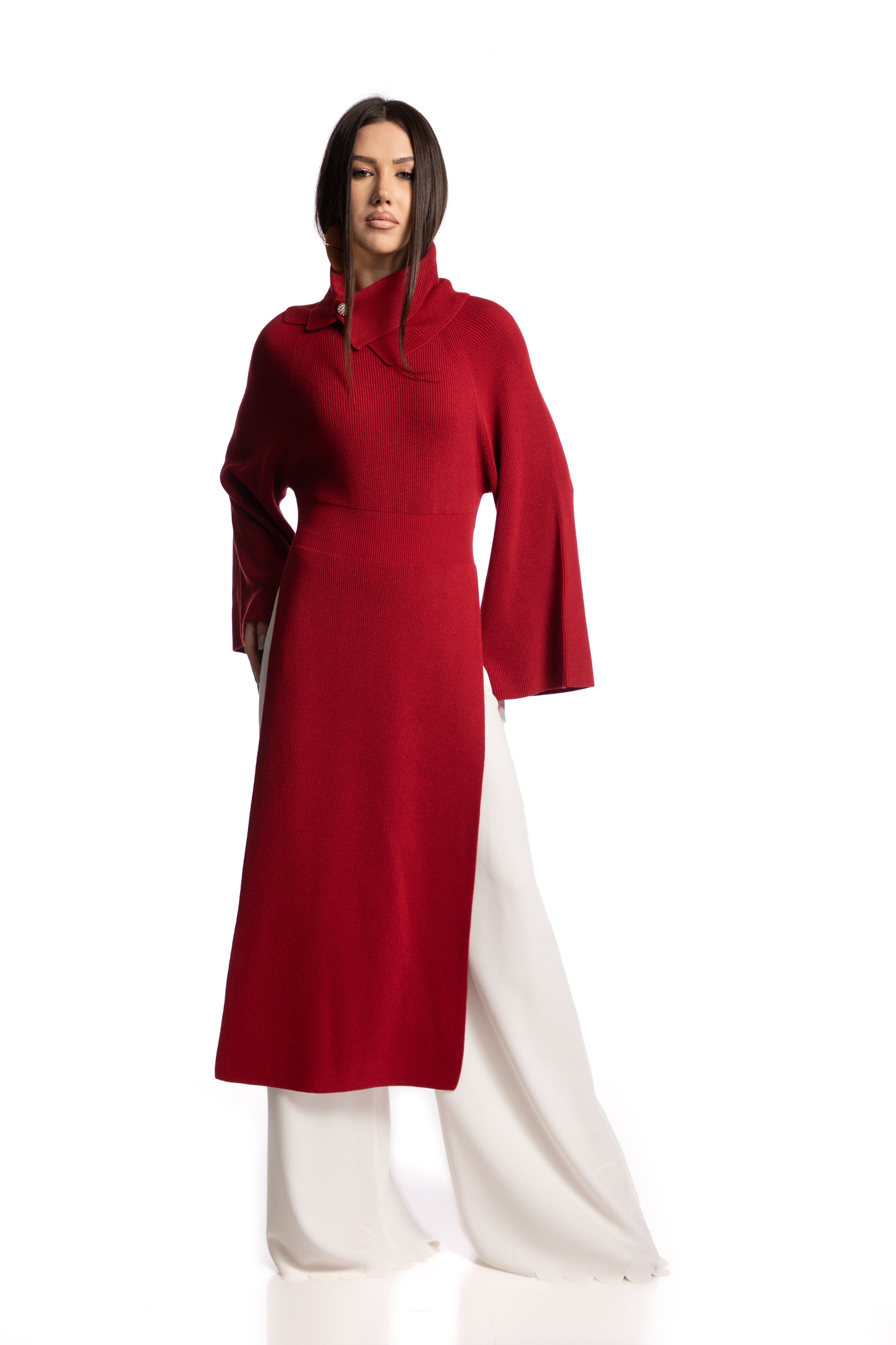 Rochie cu slituri laterale