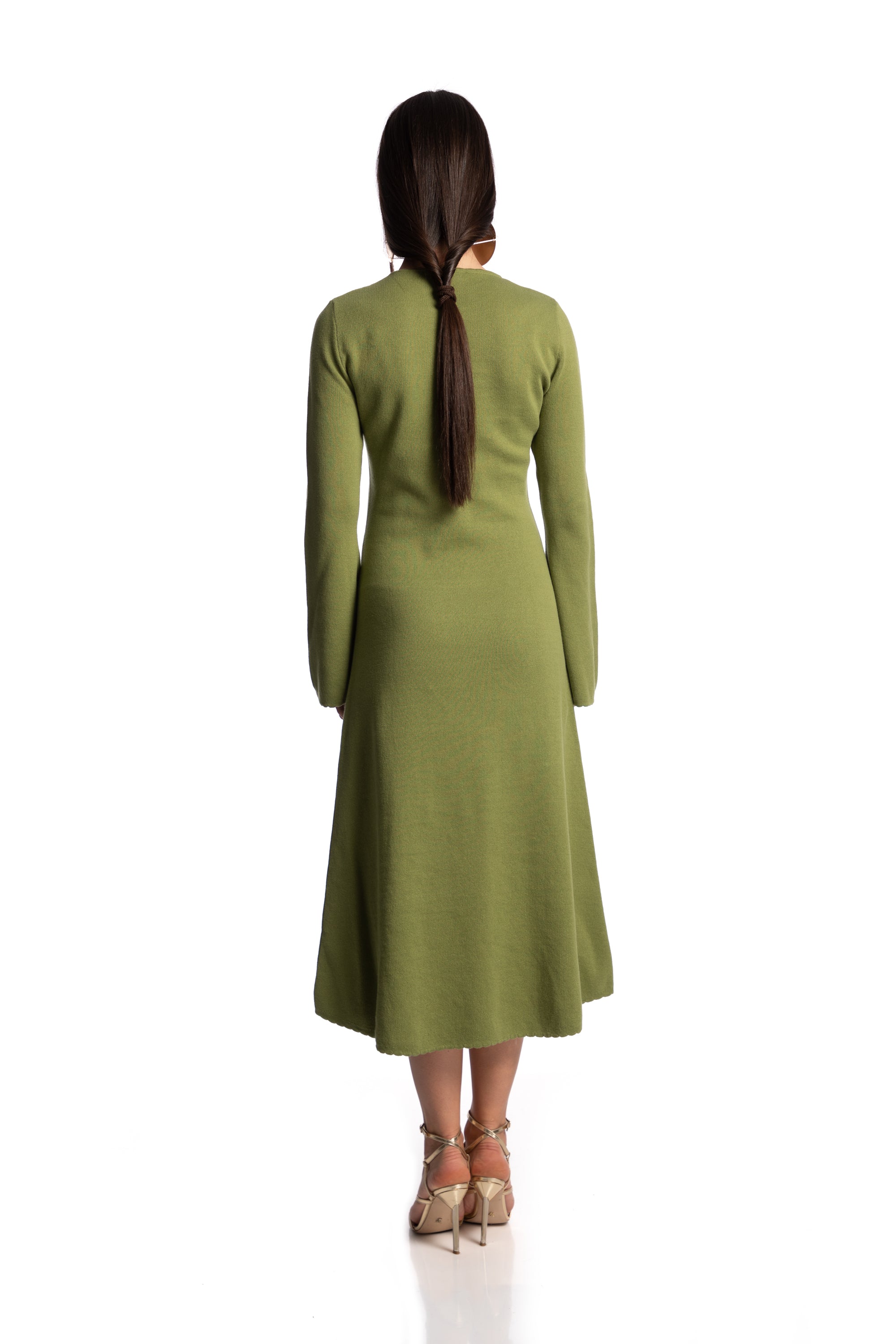 Rochie cu maneci clopot