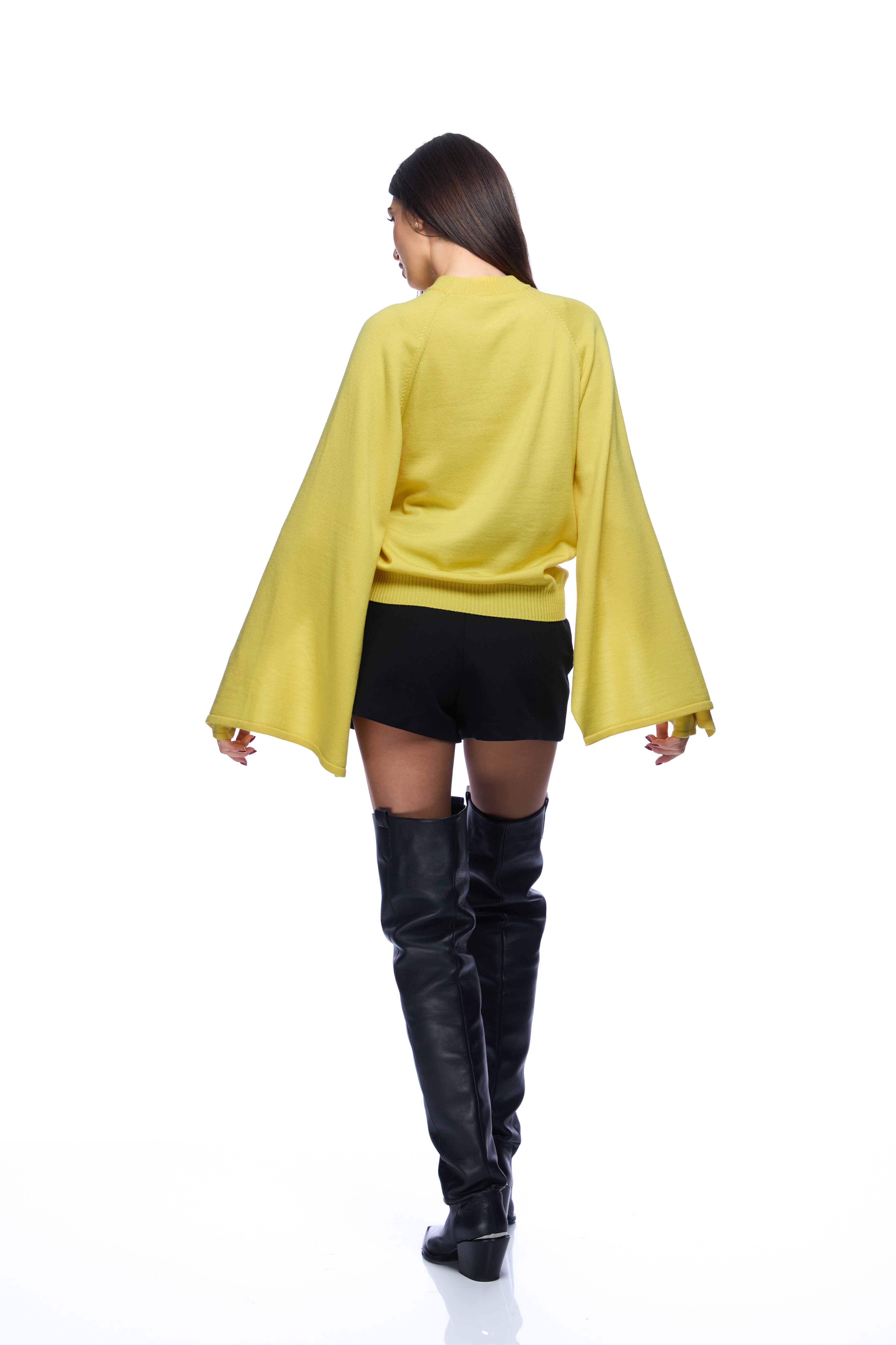 Pulover cu maneci detasabile