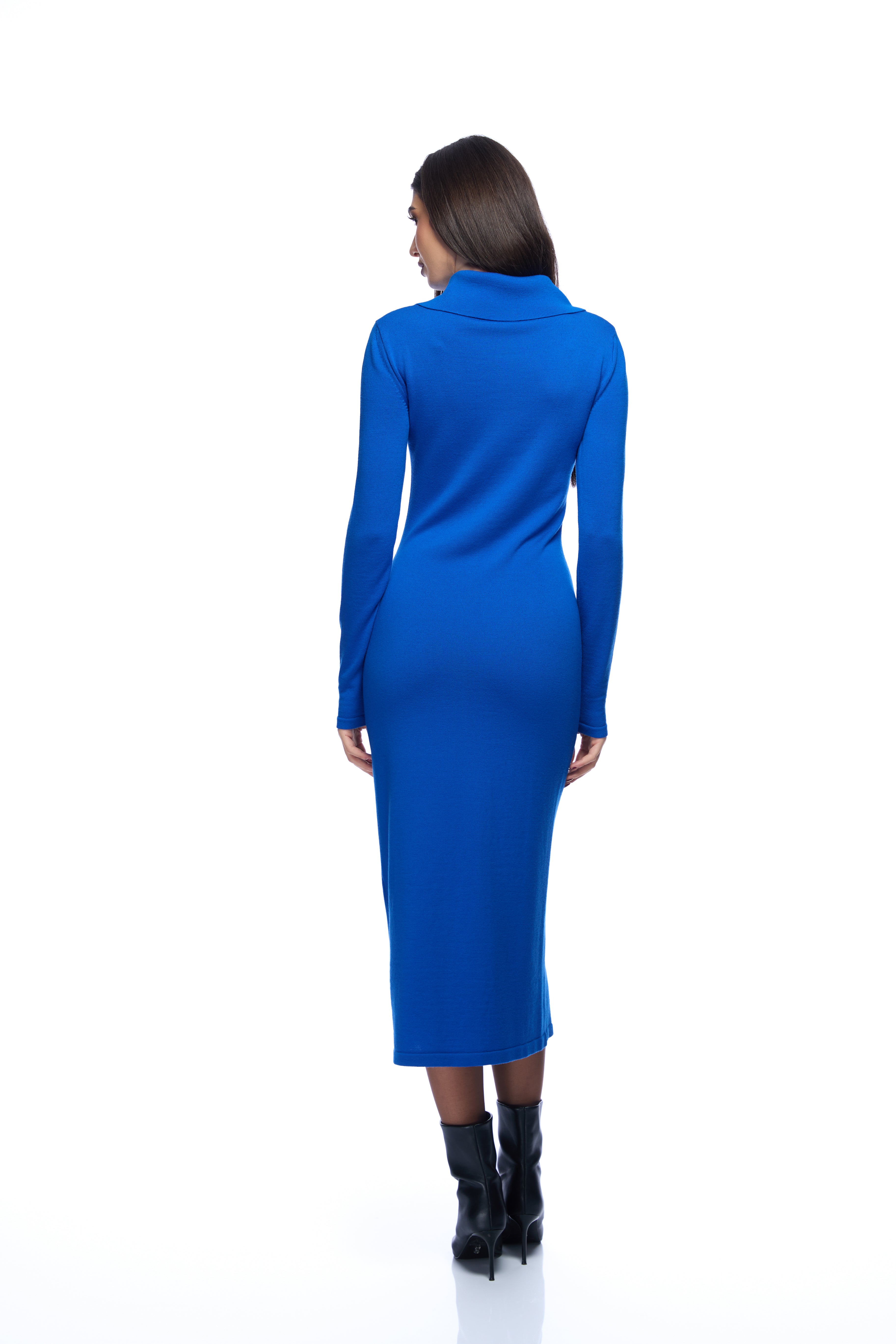 Rochie cu guler polo