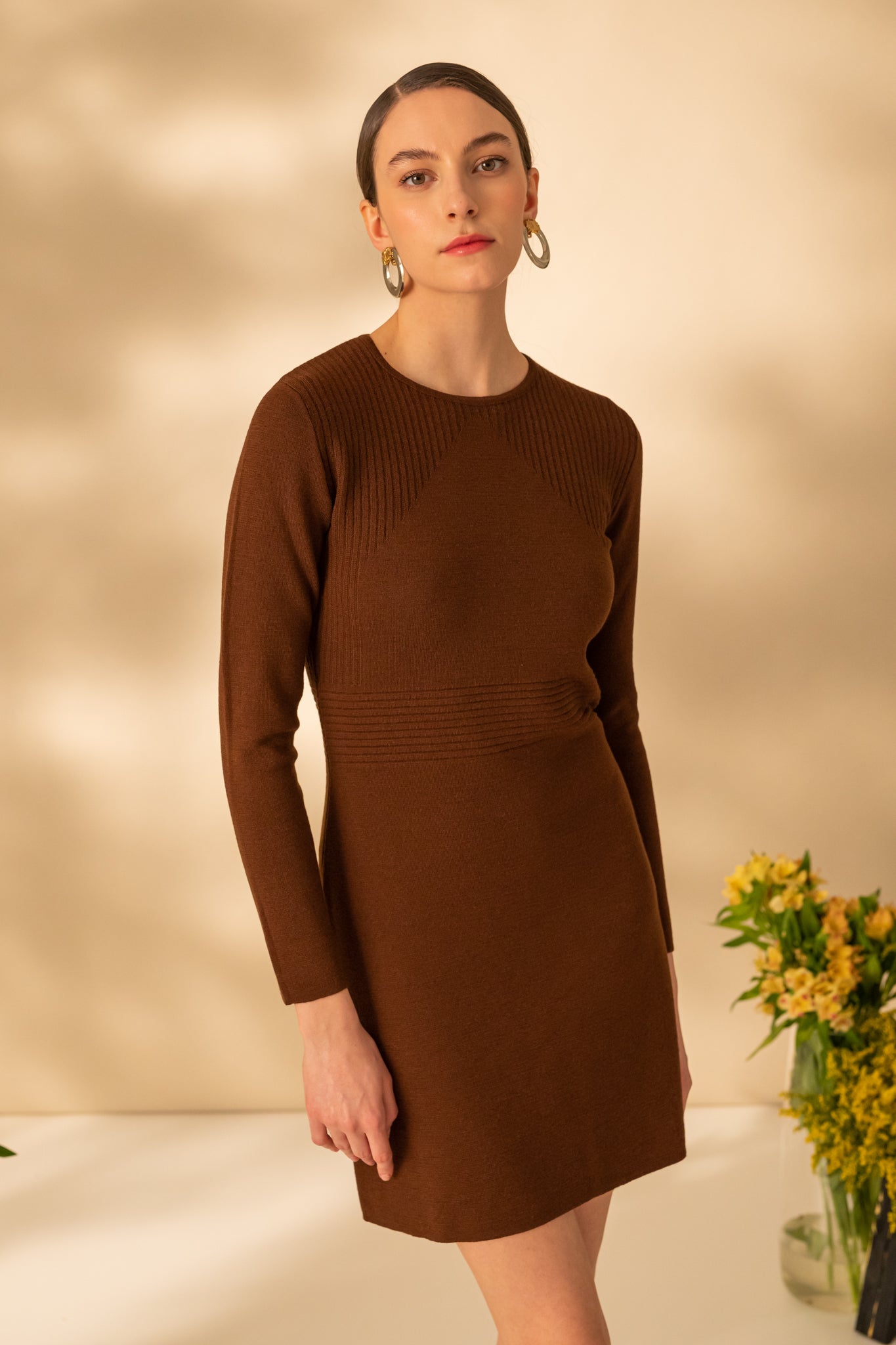 Rochie scurta din lana