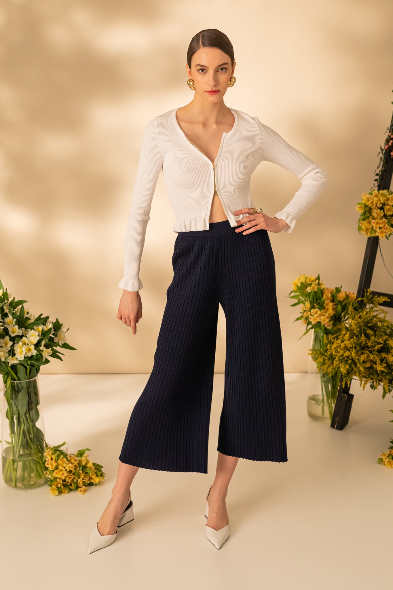 Pantaloni plisati